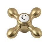 Cold Brass Cross Handle