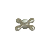 Vintage Brass Cross Handle (Cold Side)