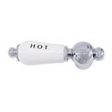 Porcelain Lever Handle (Hot Side)