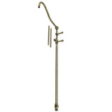 Vintage 60-Inch Add-On Shower with 17-Inch Shower Arm