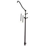 Vintage 60-Inch Add-On Shower with 17-Inch Shower Arm