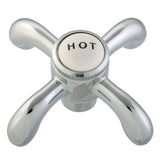 Heritage Brass Cross Handle (Hot Side)