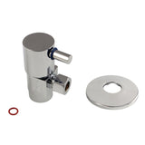 1/2-Inch FIP x 3/8-Inch O.D. Anti-Seize Deluxe Quarter-Turn Ceramic Hardisc Cartridge Angle Stop with Flange