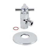 1/2-Inch FIP x 3/8-Inch O.D. Anti-Seize Deluxe Quarter-Turn Ceramic Hardisc Cartridge Angle Stop with Flange