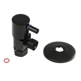 5/8-Inch O.D. Comp x 3/8-Inch O.D. Comp Anti-Seize Deluxe Quarter-Turn Ceramic Hardisc Cartridge Angle Stop with Flange