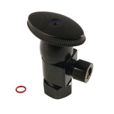 Americana 5/8-Inch O.D. Comp x 3/8-Inch O.D. Comp Anti-Seize Deluxe Quarter-Turn Ceramic Hardisc Cartridge Angle Stop