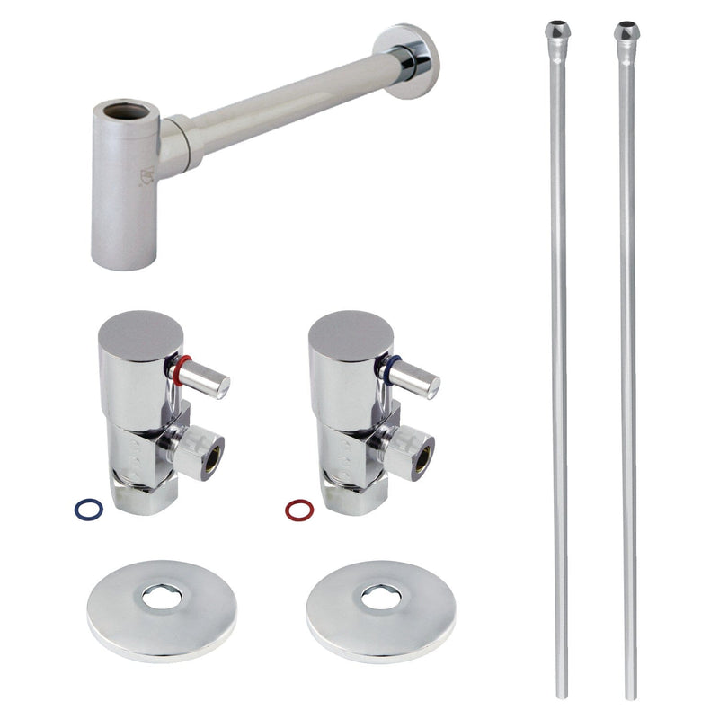 Trimscape Modern Plumbing Sink Trim Kit with Bottle Trap