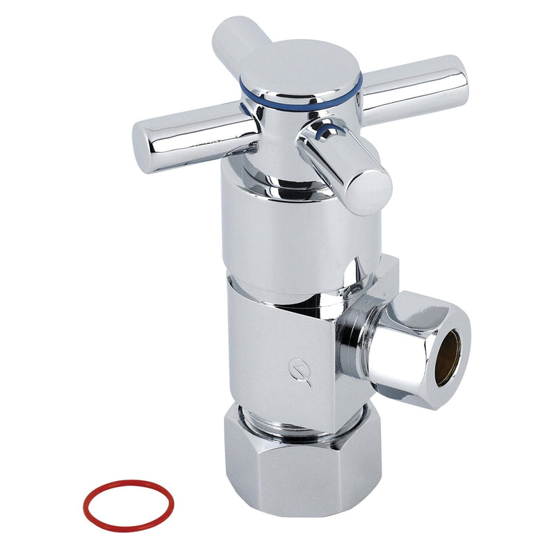 Concord 5/8-Inch O.D. Comp x 3/8-Inch O.D. Comp Anti-Seize Deluxe Quarter-Turn Ceramic Hardisc Cartridge Angle Stop