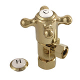 Heritage 5/8-Inch O.D. Comp x 3/8-Inch O.D. Comp Anti-Seize Deluxe Quarter-Turn Ceramic Hardisc Cartridge Angle Stop