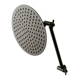 Victorian 7-3/4-Inch Round Raindrop Brass Shower Head with 10-Inch High-Low Adjustable Shower Arm