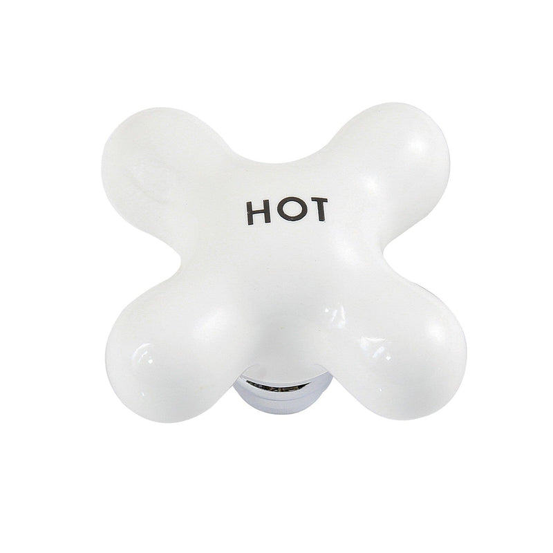Porcelain Cross Handle (Hot Side)