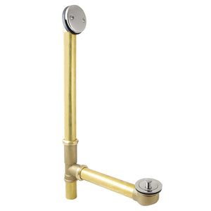 Made To Match 21-Inch Brass Lift and Turn Tub Waste and Overflow