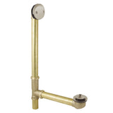 Made To Match 23-Inch Brass Lift and Turn Tub Waste and Overflow