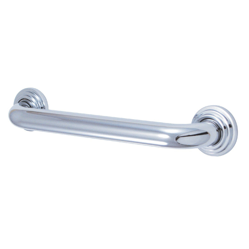 Milano 12-Inch x 1-1/4-Inch O.D. Brass Decorative Grab Bar