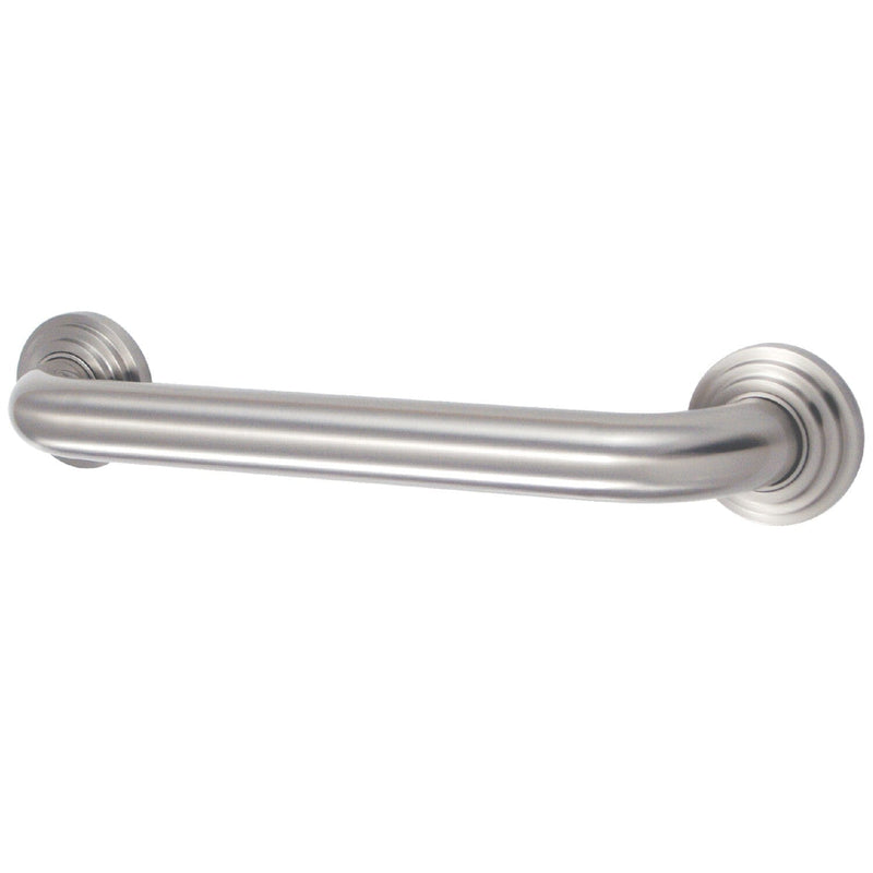 Milano 12-Inch x 1-1/4-Inch O.D. Brass Decorative Grab Bar