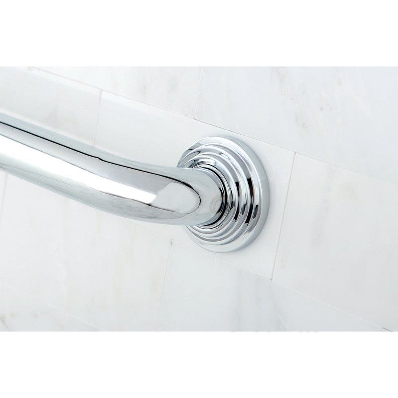 Milano 24-Inch x 1-1/4-Inch O.D. Brass Decorative Grab Bar