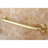 Milano 24-Inch x 1-1/4-Inch O.D. Brass Decorative Grab Bar