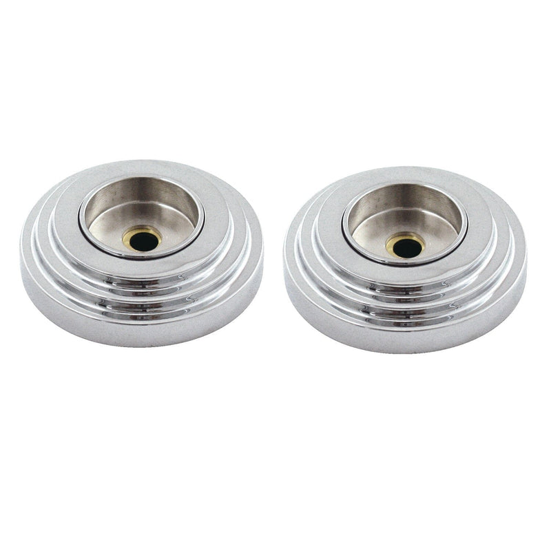 Milano 1-1/4-Inch Brass Grab Bar Flange (1 Pair)