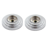 Milano 1-1/4-Inch Brass Grab Bar Flange (1 Pair)