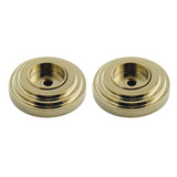 Milano 1-1/4-Inch Brass Grab Bar Flange (1 Pair)