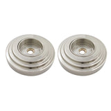 Milano 1-1/4-Inch Brass Grab Bar Flange (1 Pair)