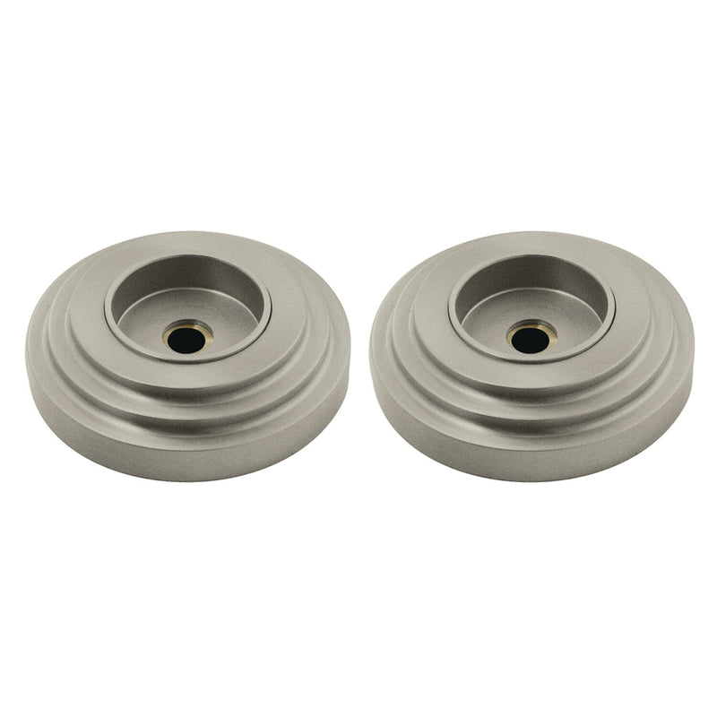 Milano 1-1/4-Inch Brass Grab Bar Flange (1 Pair)