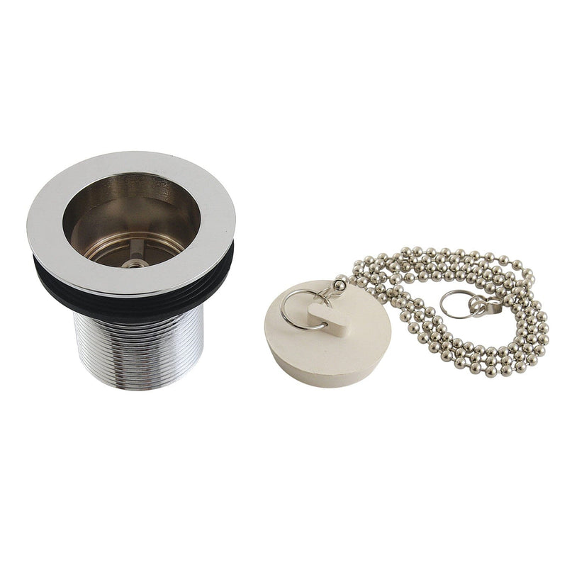 Made To Match 1-1/2-Inch Chain and Stopper Tub Drain with 2-Inch Body Thread