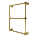 Maximilien 18-Inch x 24-Inch Brass Wall Mount 3-Tier Towel Rack