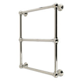 Maximilien 18-Inch x 24-Inch Brass Wall Mount 3-Tier Towel Rack
