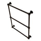 Maximilien 24-Inch x 32-Inch Brass Wall Mount 3-Tier Towel Rack