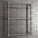Maximilien 24-Inch x 32-Inch Brass Wall Mount 3-Tier Towel Rack