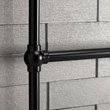 Maximilien 30-Inch x 32-Inch Brass Wall Mount 3-Tier Towel Rack