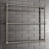 Maximilien 36-Inch x 32-Inch Brass Wall Mount 3-Tier Towel Rack