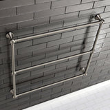 Maximilien 36-Inch x 32-Inch Brass Wall Mount 3-Tier Towel Rack