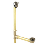 Made To Match 23-Inch Brass Trip Lever Tub Waste and Overflow with Grid Strainer