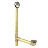 Made To Match 23-Inch Brass Trip Lever Tub Waste and Overflow with Grid Strainer