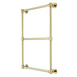 Gallant 24-Inch x 32-Inch Brass Wall Mount 3-Tier Towel Rack