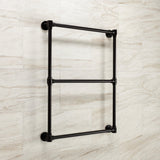 Gallant 24-Inch x 32-Inch Brass Wall Mount 3-Tier Towel Rack