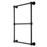 Palatine 24-Inch x 32-Inch Brass Wall Mount 3-Tier Towel Rack