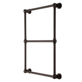 Palatine 24-Inch x 32-Inch Brass Wall Mount 3-Tier Towel Rack
