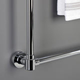 Gallant 30-Inch x 32-Inch Brass Wall Mount 3-Tier Towel Rack