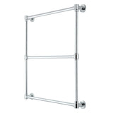 Gallant 30-Inch x 32-Inch Brass Wall Mount 3-Tier Towel Rack