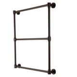 Gallant 30-Inch x 32-Inch Brass Wall Mount 3-Tier Towel Rack