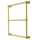 Gallant 30-Inch x 32-Inch Brass Wall Mount 3-Tier Towel Rack