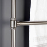 Gallant 30-Inch x 32-Inch Brass Wall Mount 3-Tier Towel Rack