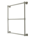 Gallant 30-Inch x 32-Inch Brass Wall Mount 3-Tier Towel Rack