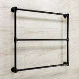 Gallant 36-Inch x 32-Inch Brass Wall Mount 3-Tier Towel Rack