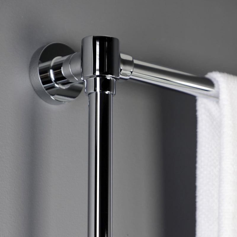 Gallant 36-Inch x 32-Inch Brass Wall Mount 3-Tier Towel Rack