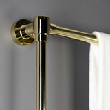 Gallant 36-Inch x 32-Inch Brass Wall Mount 3-Tier Towel Rack
