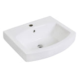 Inflection 20-Inch Ceramic Console Sink (1-Hole)